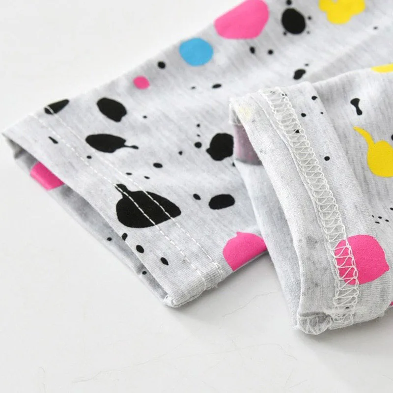 Baby 3 pcs Paint Splash Pattern Shirt, Pants, Ribbon Headband for Boys & Girls - Image 5