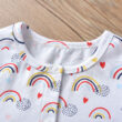 Baby Rainbow Print Jumpsuit Sleepwear