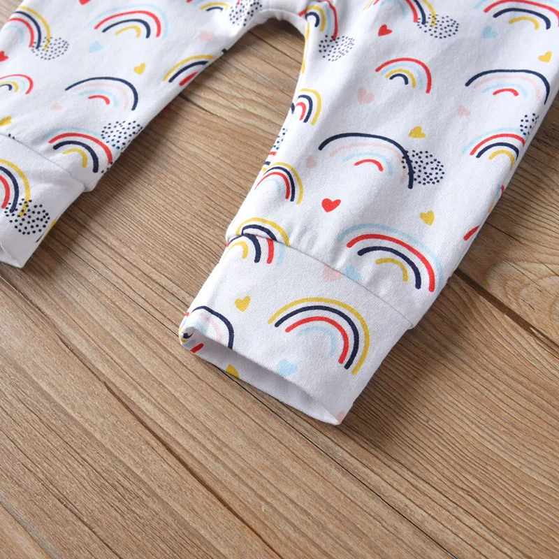 All-Over Rainbow Print Jumpsuit & Headband Long Sleeve - Image 5
