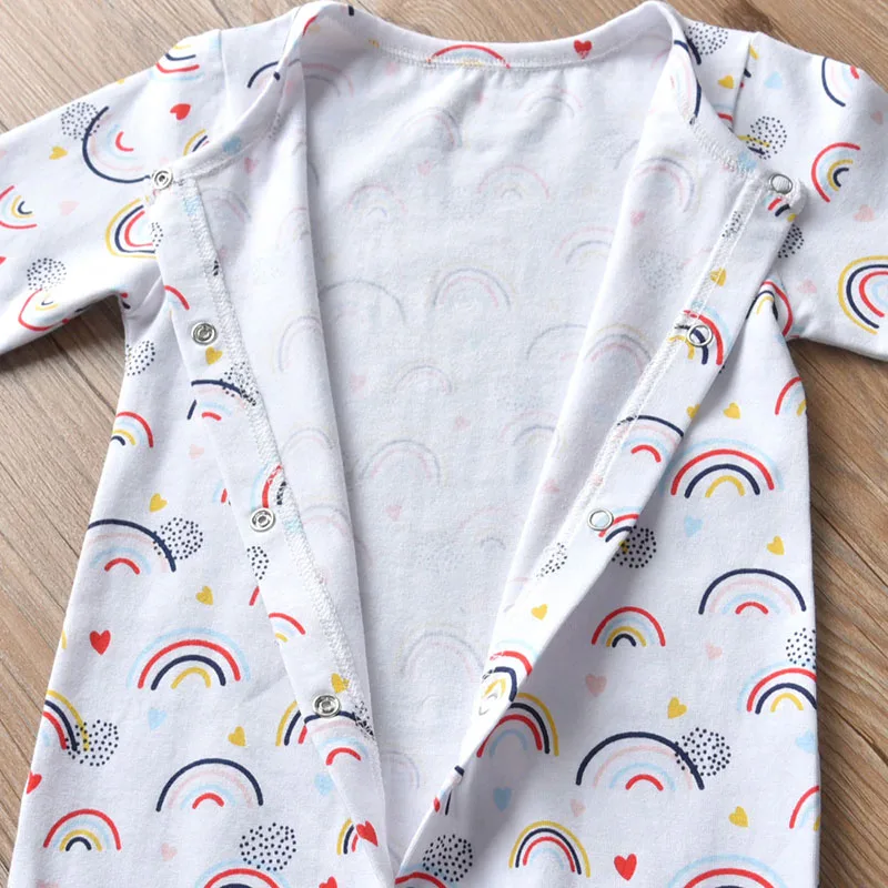 All-Over Rainbow Print Jumpsuit & Headband Long Sleeve - Image 4