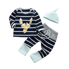 Baby Reindeer Print T-Shirt Outfit