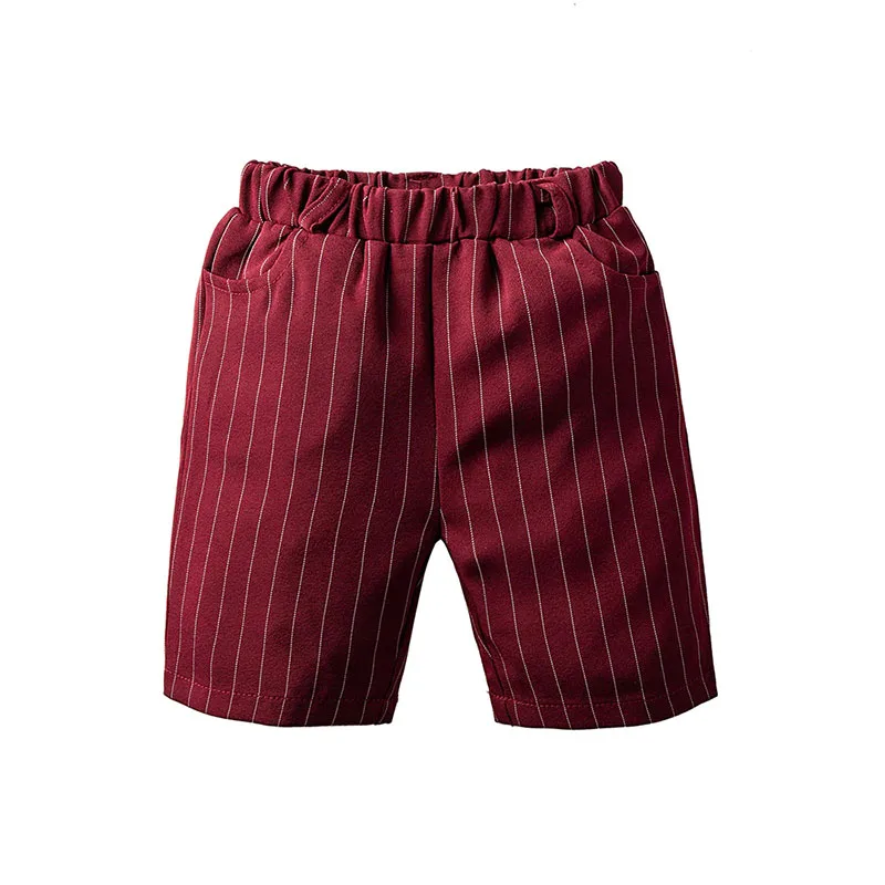 Baby Boy Rose Applique Bow Tie Wedding Outfit with Button Up Shirt, Vest & Shorts Short Sleeve - Image 6