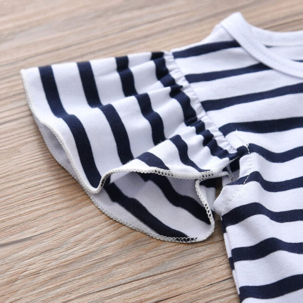 Baby Girl Stripe Shirt & Pants Set