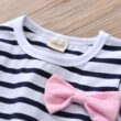 Baby Girl Stripe Shirt & Pants Set