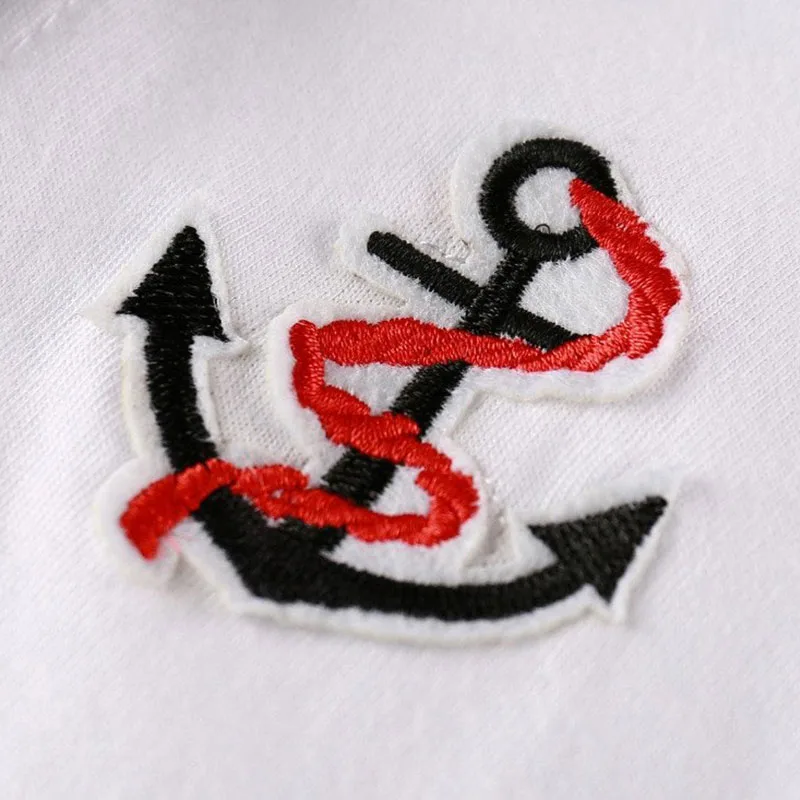 Baby Boy's & Girl's Sailor Romper Short Sleeve Dressup Costume - Image 3