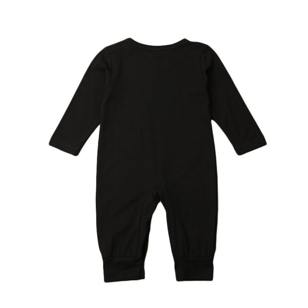 Letter Print Little Brother Sleepwear Romper Long Sleeve - Image 5