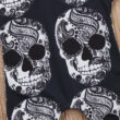 Baby Skull Print Hoodie Romper Short Sleeve