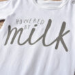 Baby Milk Letter Print Sleepwear Jumpsuit