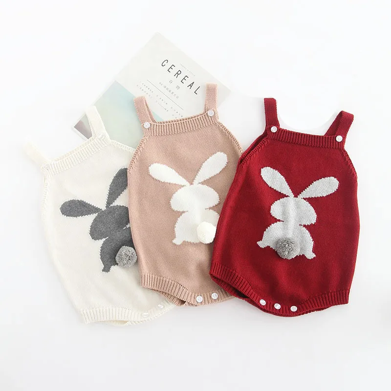 Sleeveless Bunny Tail Knitted Top