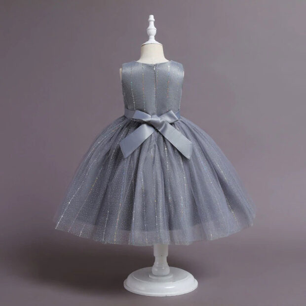 Sleeveless Colorful Raindrop Beaded Crystal Dress for Wedding - Image 2