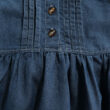 Baby Sleeveless Denim Ruffle Dress