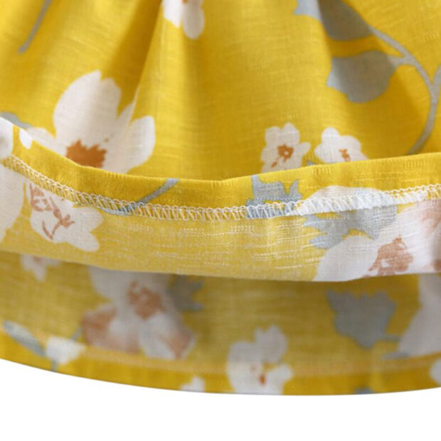 Baby Off Shoulder Flower Pattern Dress