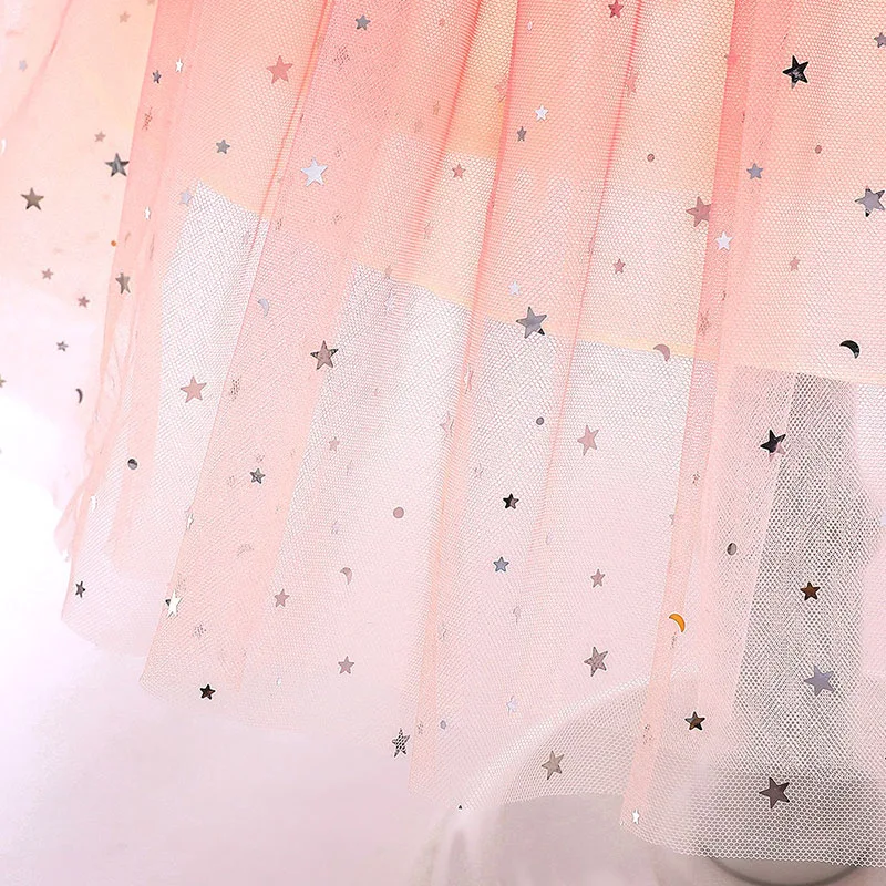 Baby Star Moon Sequin Wedding Dress