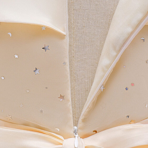 Baby Star Moon Sequin Wedding Dress