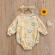 Baby Smiley Face Onesie Long Sleeve