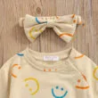 Baby Smiley Face Onesie Long Sleeve