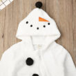 Baby Snowman Design Hooded Outerwear Jumpsuit for Winter