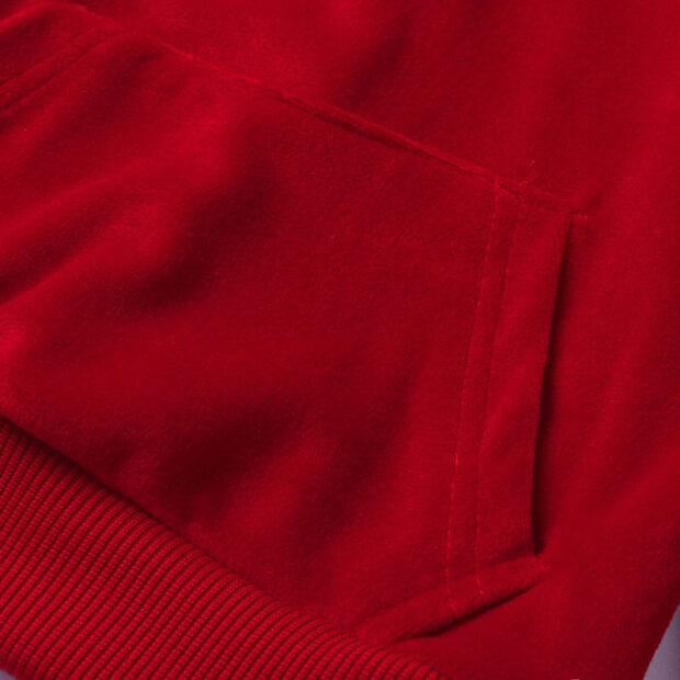 Solid Color Hoodie & Stripe Track Pants Long Sleeve - Image 3