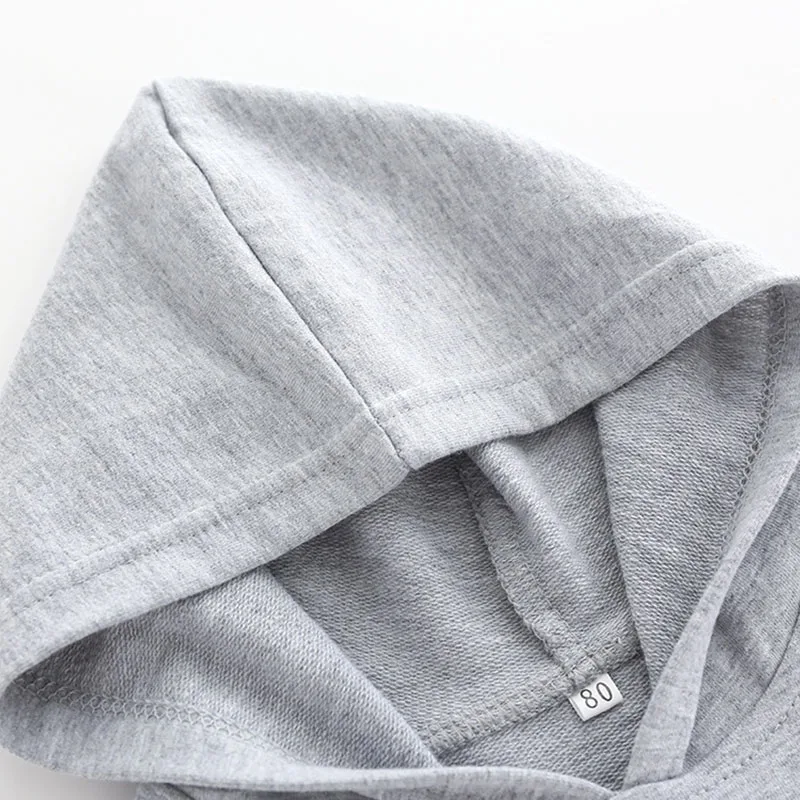 Baby Solid Color Hoodie & Sweatpants Long Sleeve 2 pcs Outfit - Image 4