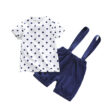 Baby Polka Dot Polo Tee & Overalls