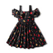 Toddler Girl Strawberry Print Ruffle Dress