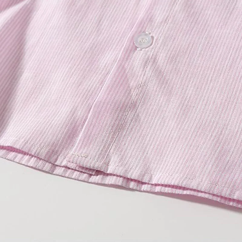 Baby Boy Bow Tie Stripe Button Shirt, Suspenders Belt Shorts 2 pcs - Image 6