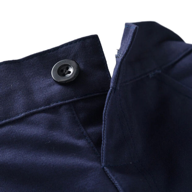 Stripe Pattern Dress Shirt Button Up & Trousers with Braces Long Sleeve - Image 8