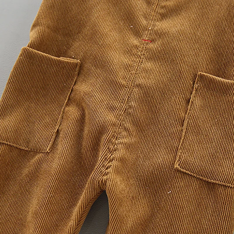 Stripe Pattern Hooded Shirt & Overalls Long Sleeve - Image 5