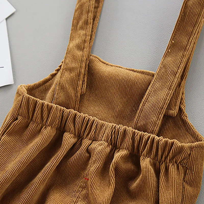 Stripe Pattern Hooded Shirt & Overalls Long Sleeve - Image 4