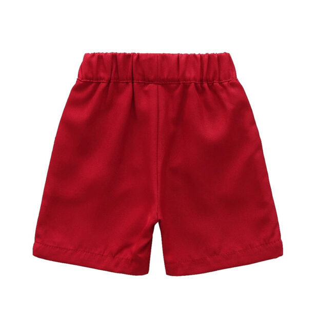 Baby Boy Stripe Pattern Shirt Jacket Short Sleeve, Shorts 2 pcs Outfit - Image 7