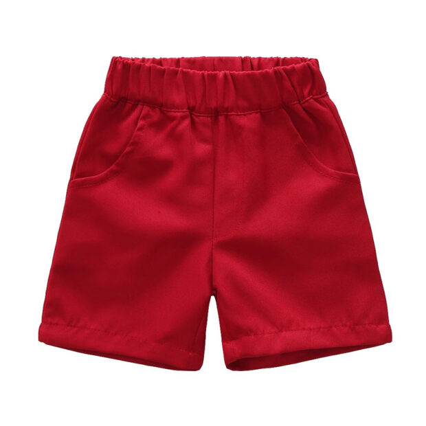 Baby Boy Stripe Pattern Shirt Jacket Short Sleeve, Shorts 2 pcs Outfit - Image 6