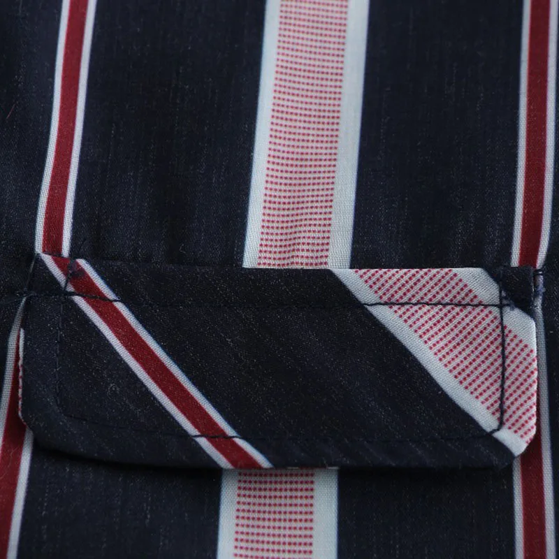 Baby Boy Stripe Pattern Shirt Jacket Short Sleeve, Shorts 2 pcs Outfit - Image 4