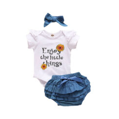 Baby Enjoy the Little Things Onesie & Bloomers