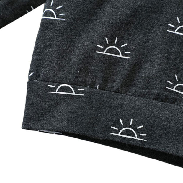 Baby Sunrise Print Sweatshirt & Pants Set