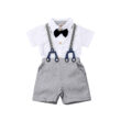 Suspenders Outfit with Bow Tie & Onesie