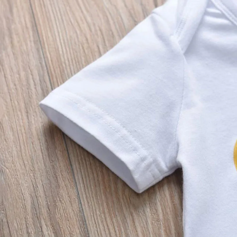 Baby Girl Text Print Onesie, Flower Pants, Ribbon Headband 3 pcs - Image 5