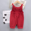 Baby Tiger Embroidery Overalls Pants-