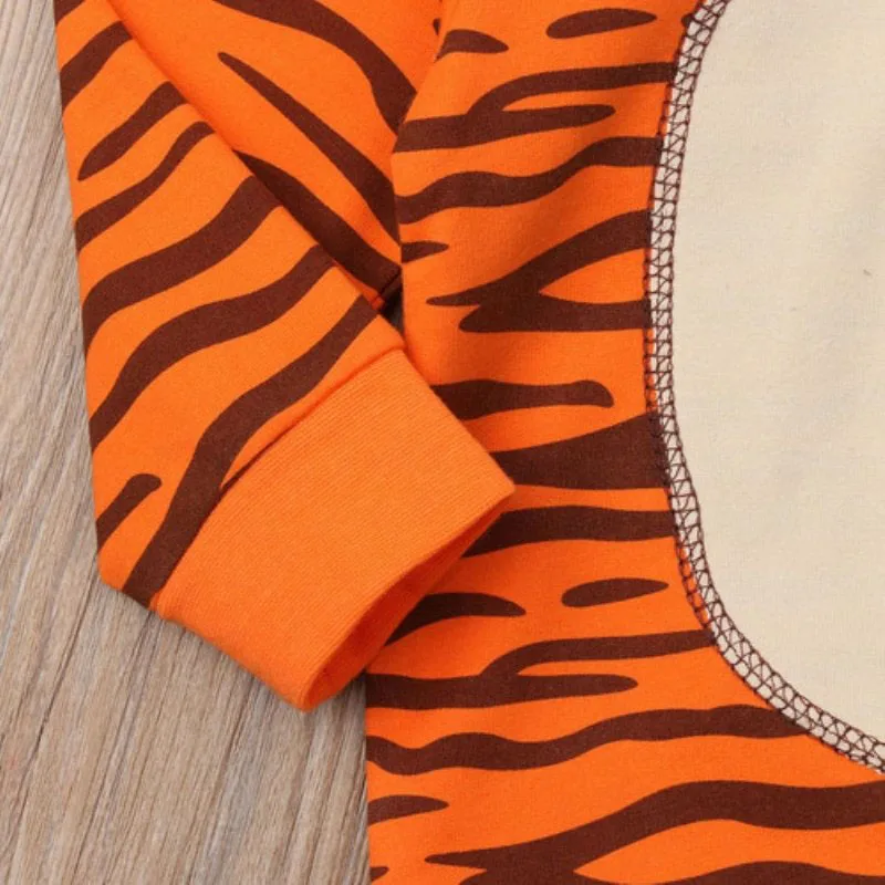 Long Sleeves Tiger Panther Dressup Hoodie Costume Jumpsuit - Image 5