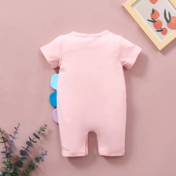 Unicorn Print Pajamas Romper Short Sleeve - Image 2