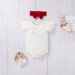 Baby Velvet Ribbon Suspender Dress & Onesie