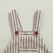 Baby Vertical Stripe Overalls Long Sleeve