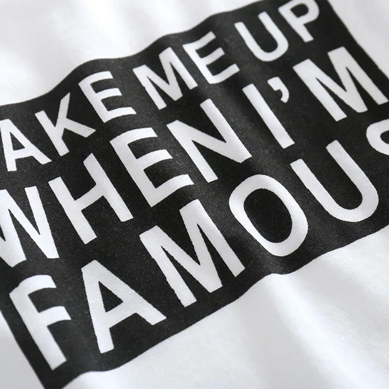 "Wake Me I am Famous" Long Sleeves Top Trackpants - Image 4