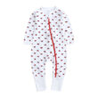 Baby Watermelon Print Sleepwear Zip Up Jumpsuit