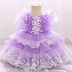 Baby Wedding Floral Lace Dress