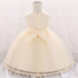 Baby Flower Patch Embellished lace Dress for Wedding