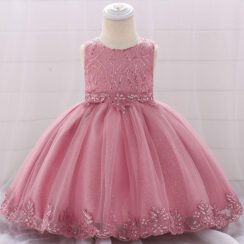 Baby Wedding Sequin Decorated Dress Glittered