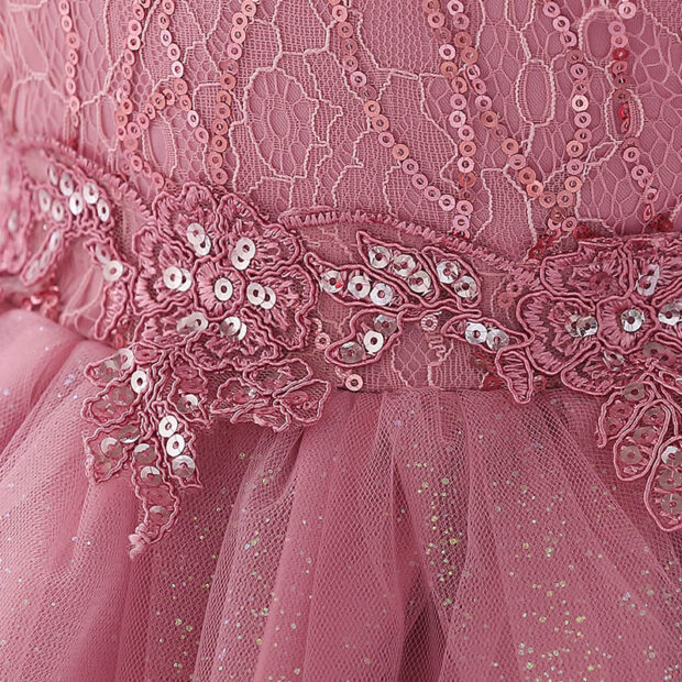 Wedding Sequin Decorated Glittered Dress Sleeveless - Image 4