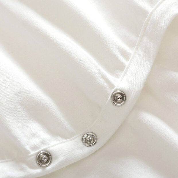 Baby Boy White Collar Button Shirt Bodysuit Blue Trousers - Image 6