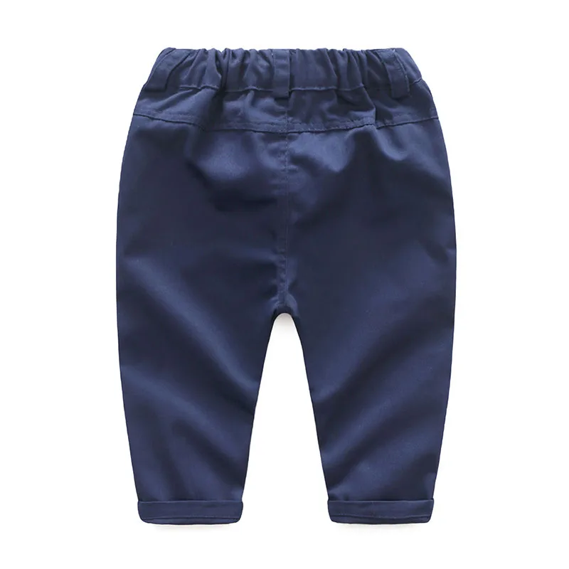 Stylish Gentlemen Suit Bow Tie Button Collar Shirt Long Sleeves Trousers - Image 11