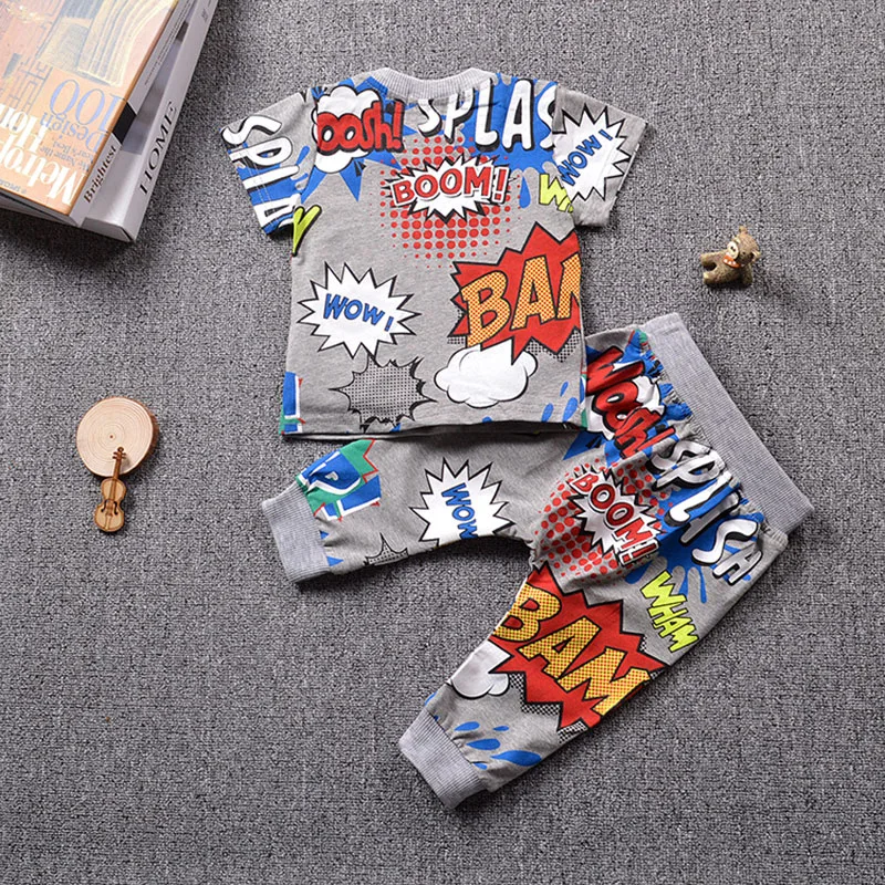 Comic Print Long Sleeves Sweater Pullover Harem Trousers Jumpsuit - Image 7